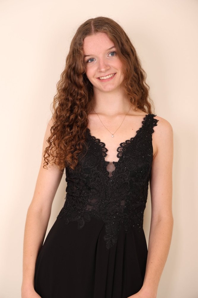 Abendkleid Alina, schwarz - Dein Kleiderladen