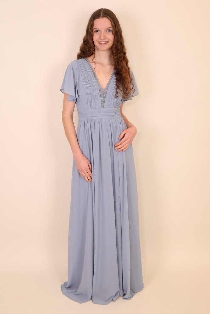 Abendkleid Mary, hellblau - Dein Kleiderladen