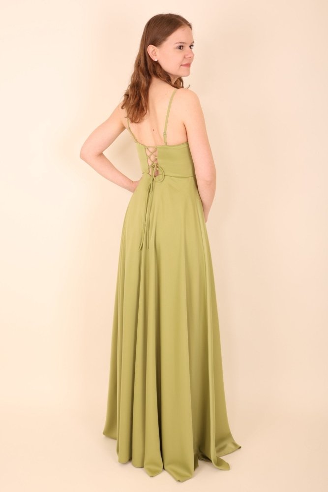 Abendkleid Virginia, hellgrün - Dein Kleiderladen