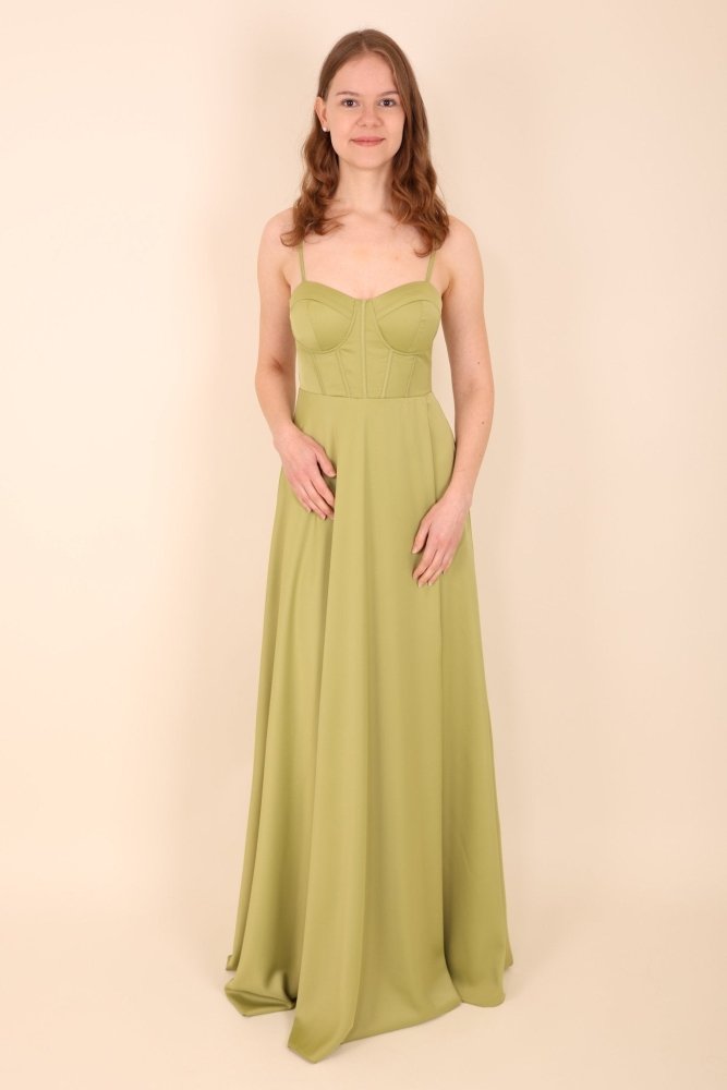 Abendkleid Virginia, hellgrün - Dein Kleiderladen