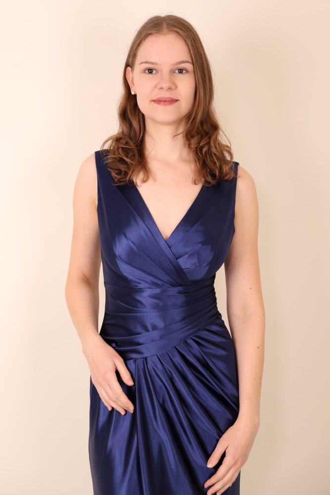 festliches Abendkleid, dunkelblau - Dein Kleiderladen