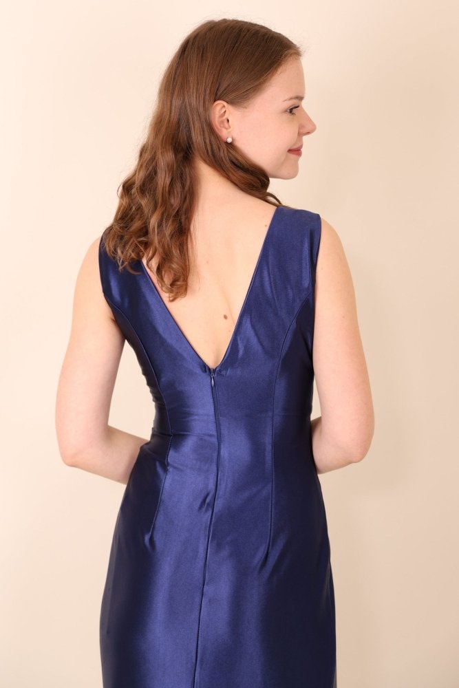 festliches Abendkleid, dunkelblau - Dein Kleiderladen