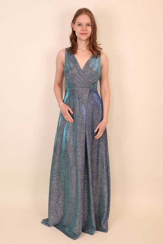 Langes, elegantes Moonlight Kleid, blau - Dein Kleiderladen