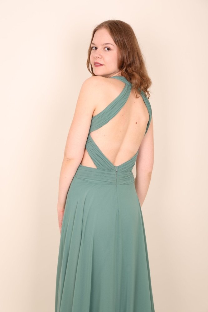 schlichtes Abendkleid, mint - Dein Kleiderladen