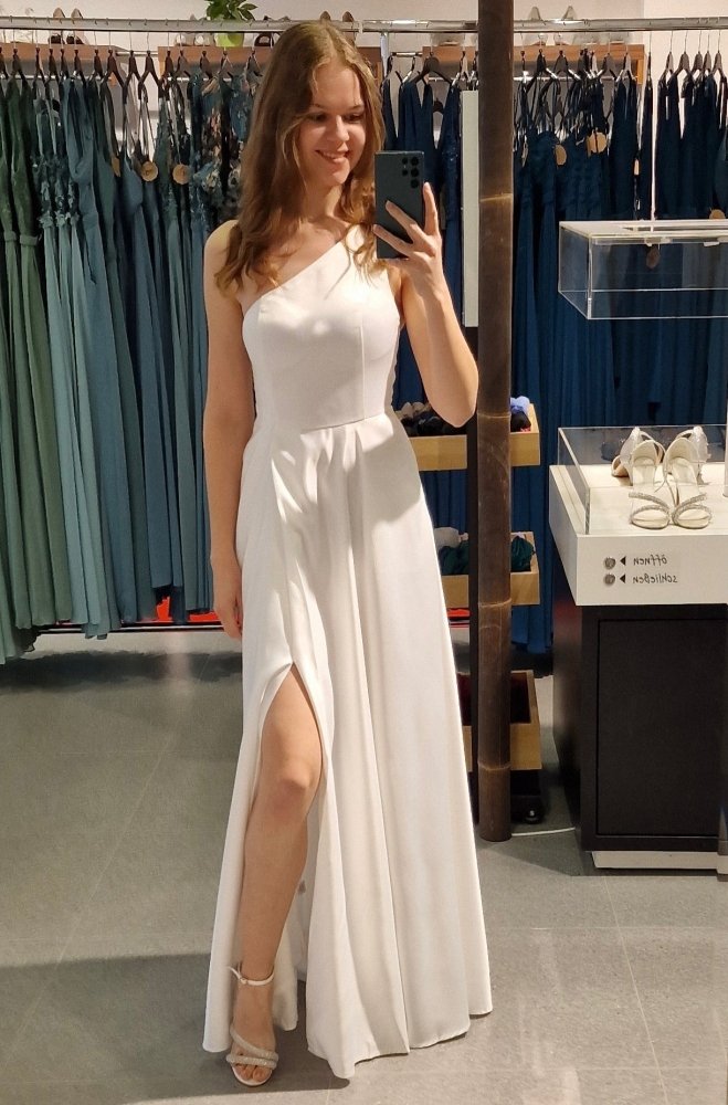 One shoulder Brautkleid - Dein Kleiderladen