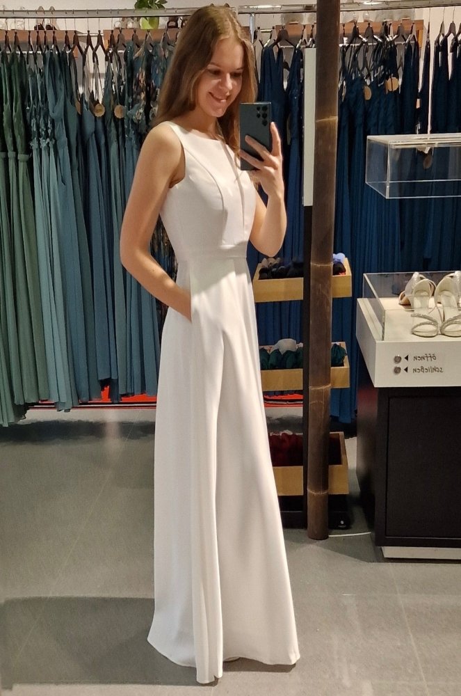 schlichtes Satinkleid - Dein Kleiderladen