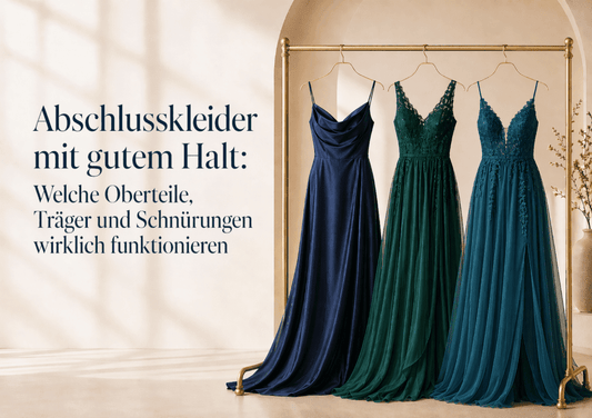 Abschlusskleider mit gutem Halt: Welche Oberteile, Träger und Schnürungen wirklich funktionieren - Dein Kleiderladen