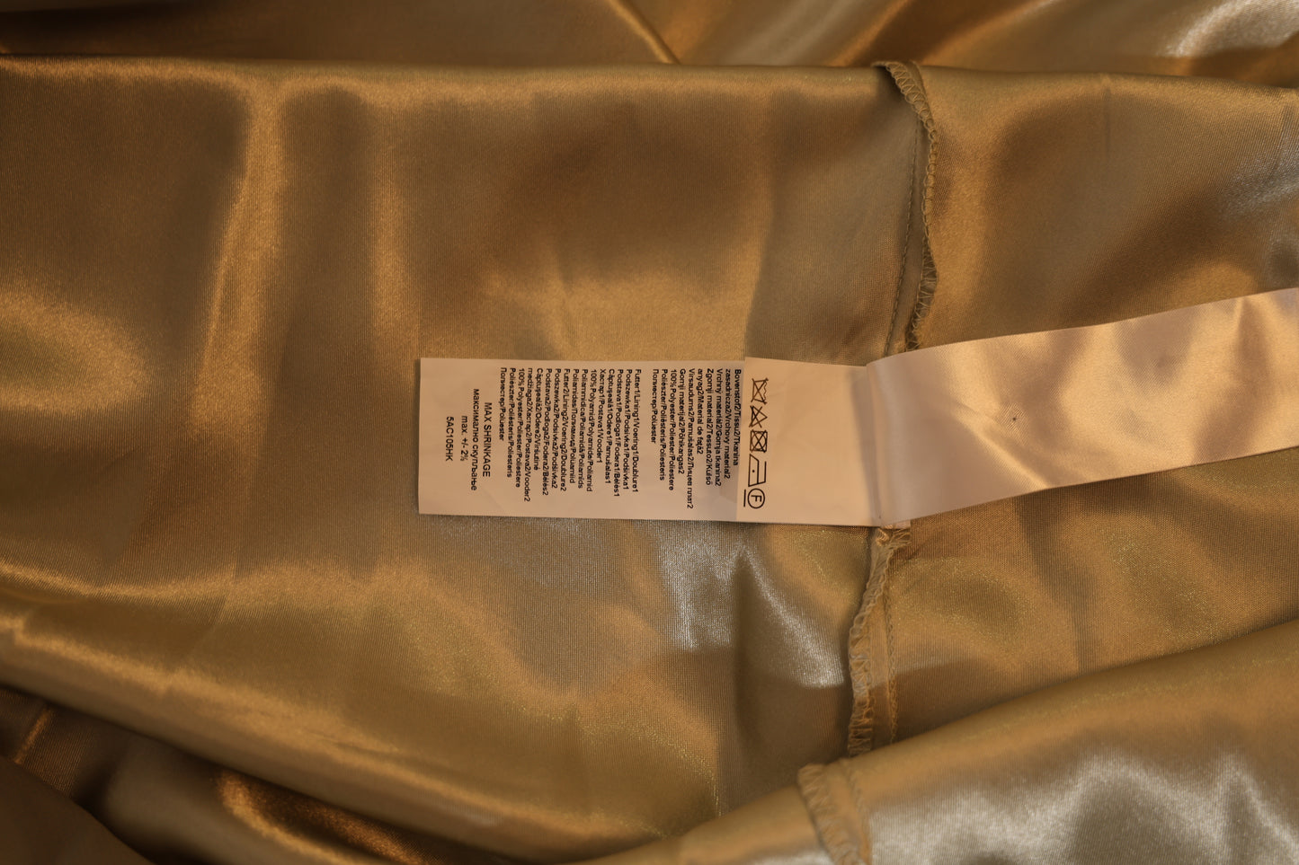 Second Hand elegantes Chiffonkleid mit Glitzeroberteil, oliv