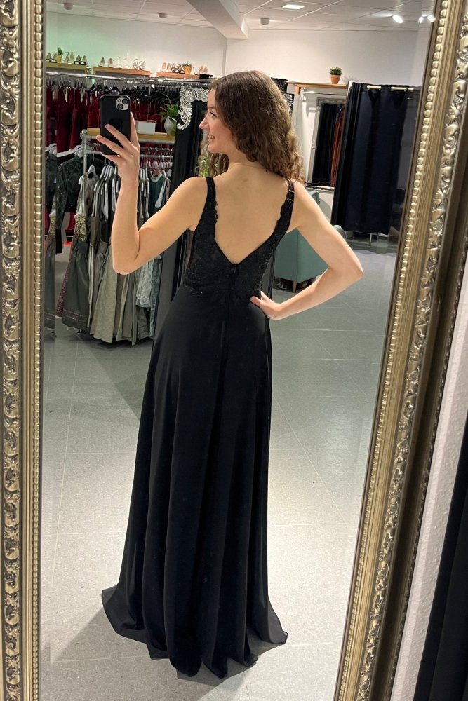 Abendkleid Alina, schwarz - Dein Kleiderladen
