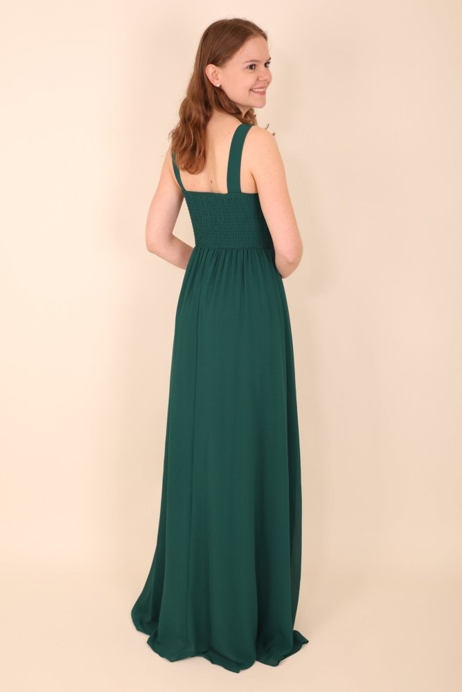 Abendkleid Carina, dunkelgrün - Dein Kleiderladen