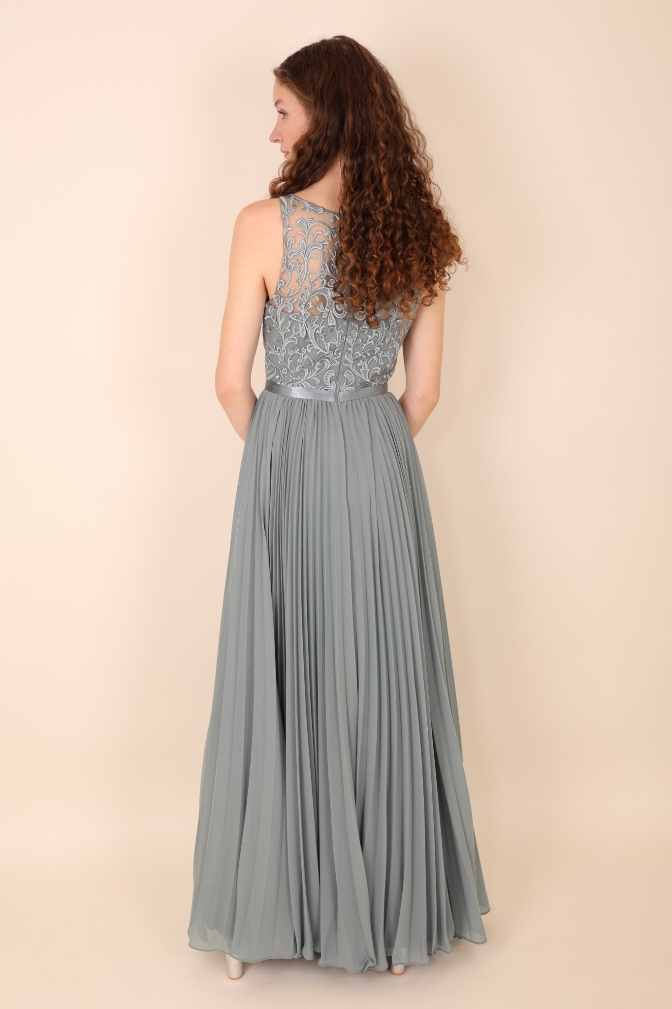 Abendkleid Celine, grau - Dein Kleiderladen