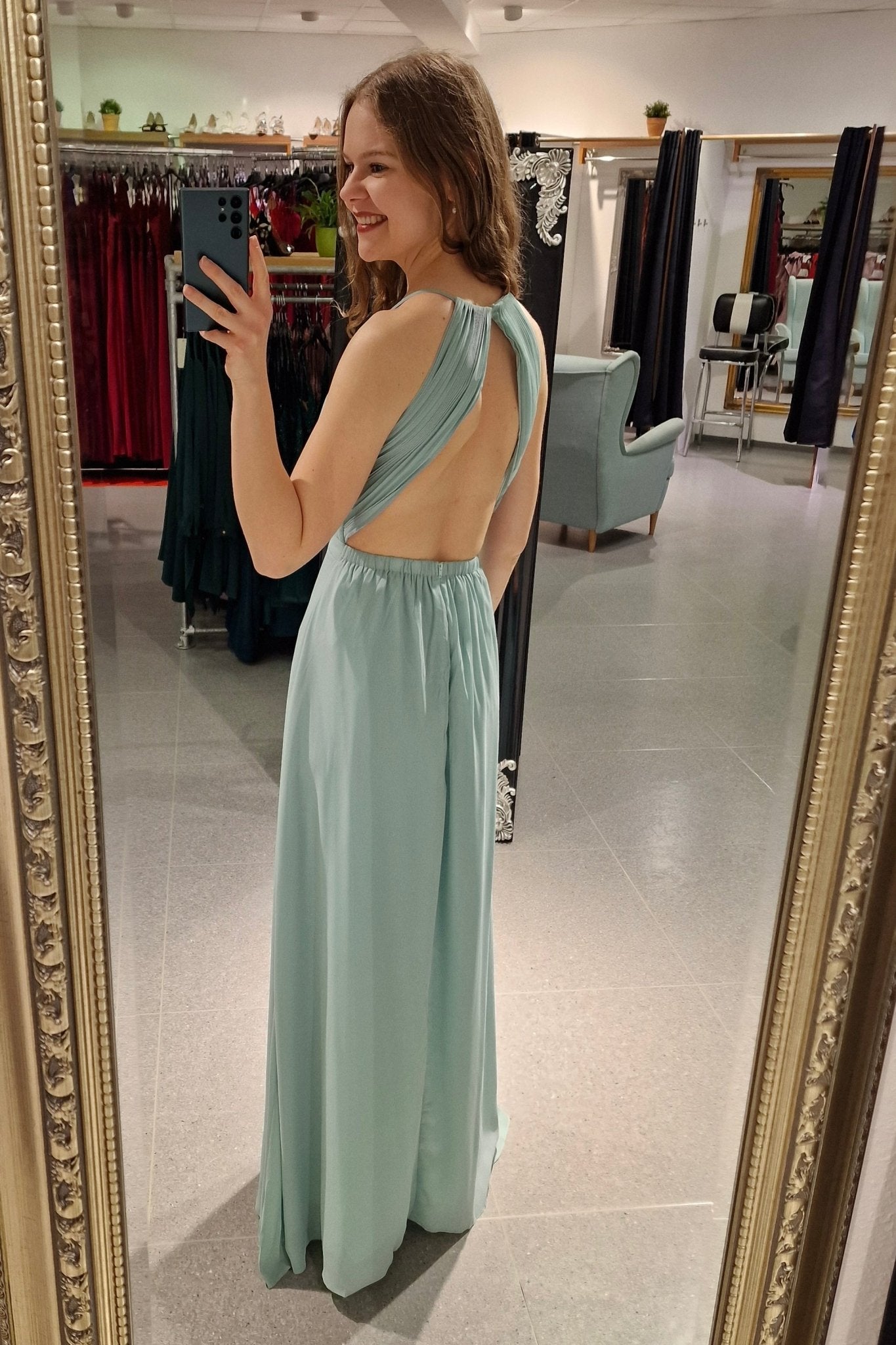 Abendkleid Chiara, mint - Dein Kleiderladen