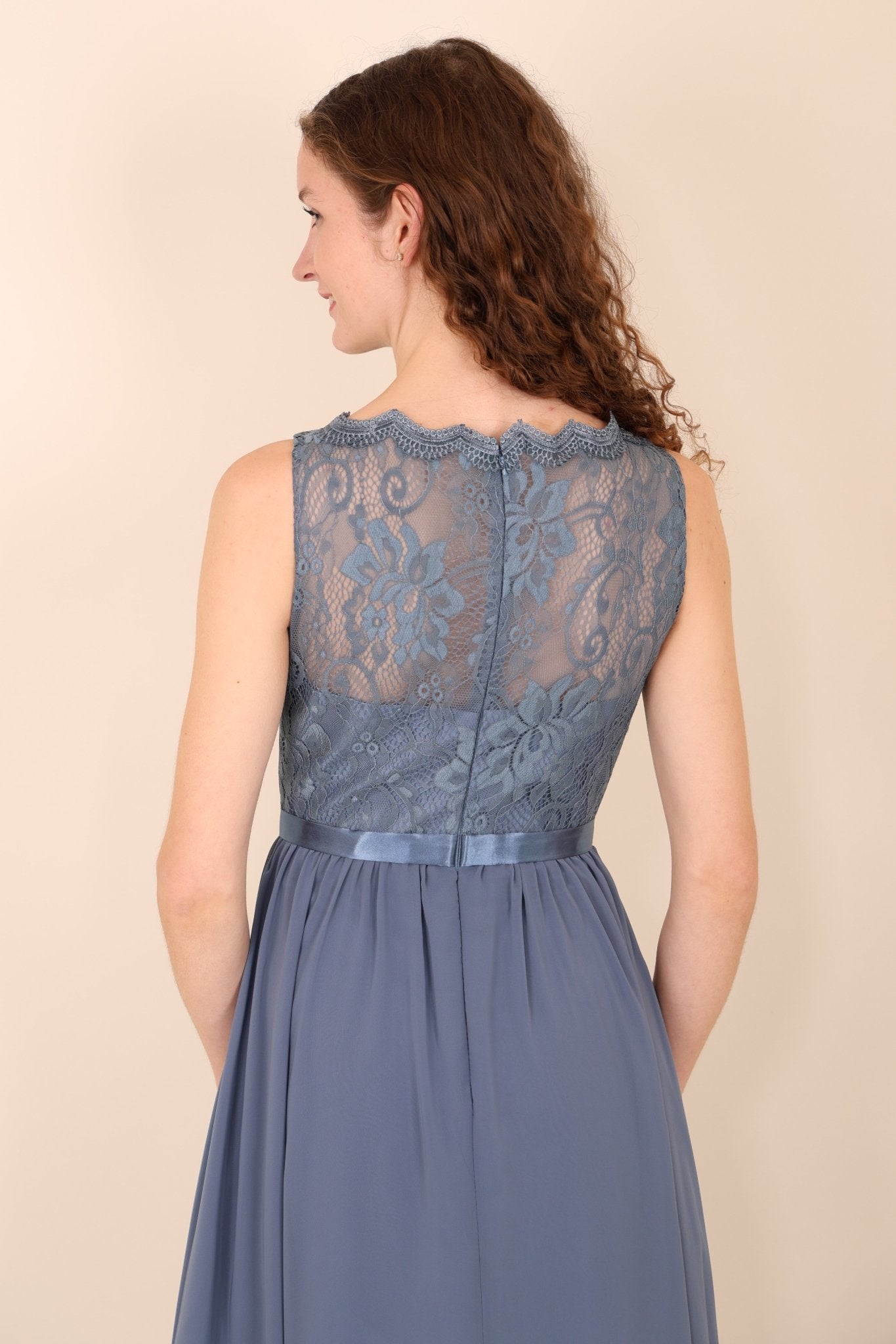 Abendkleid Christine, grau - Dein Kleiderladen