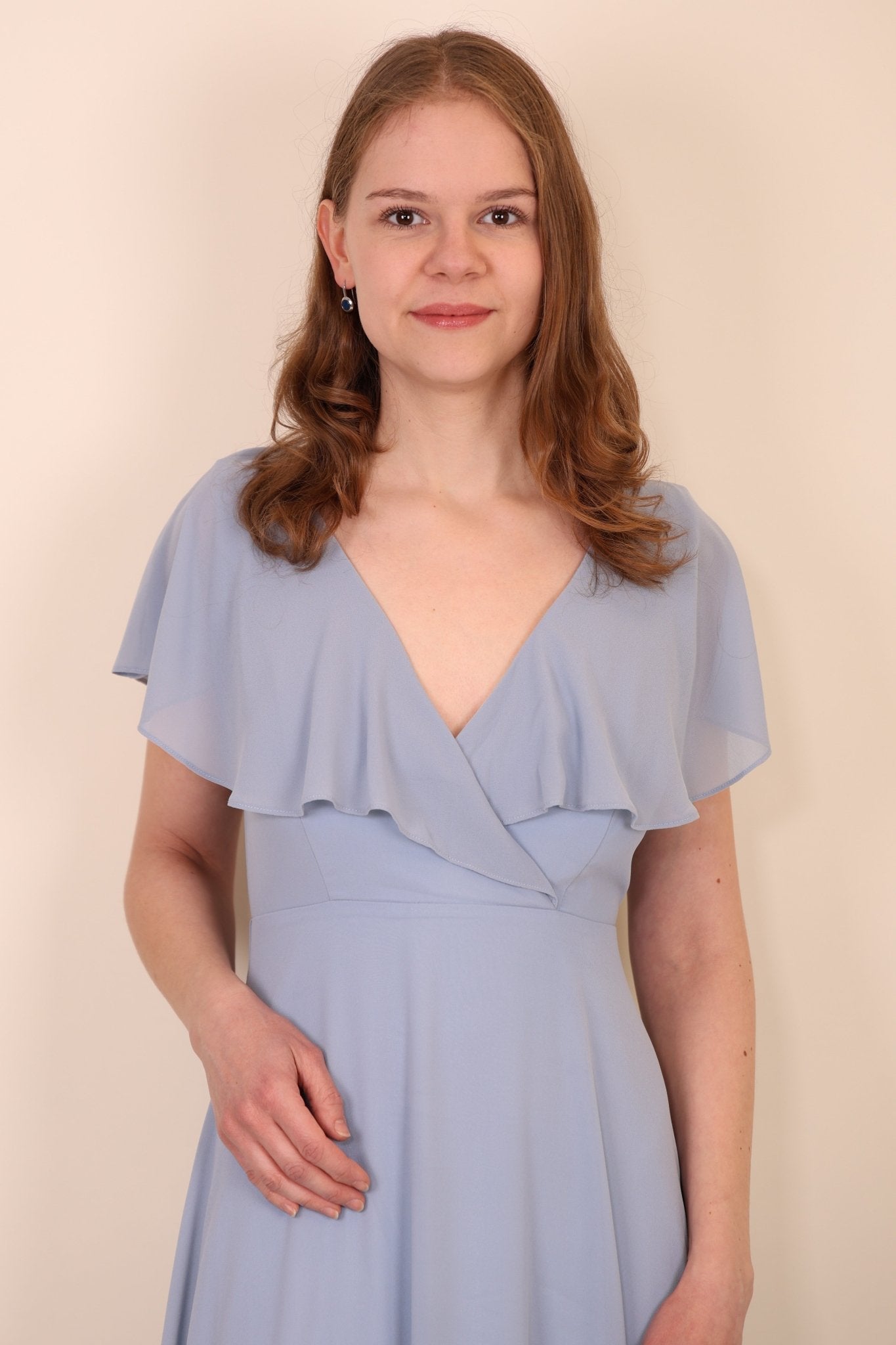 Abendkleid Lilia, hellblau - Dein Kleiderladen