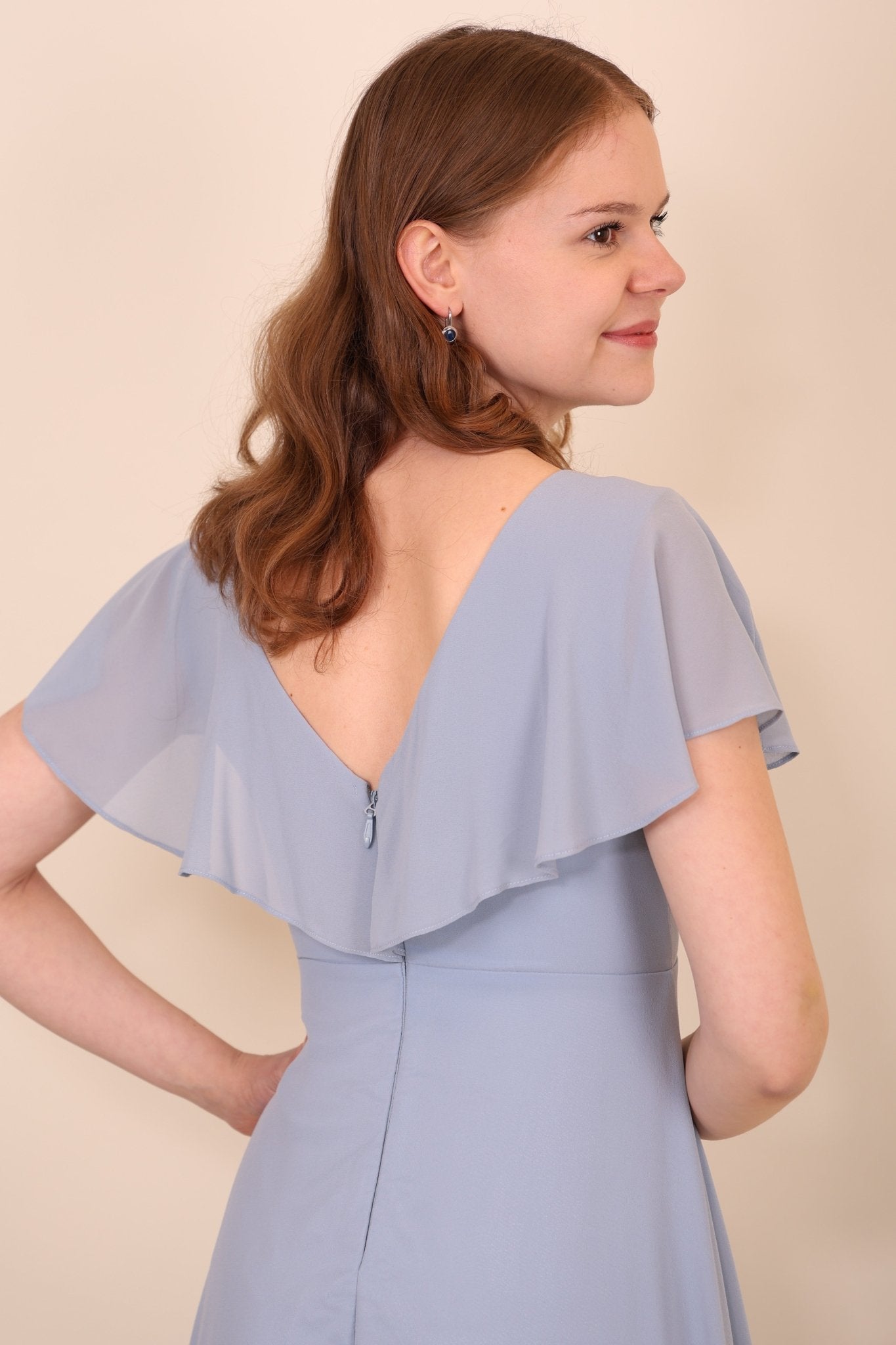 Abendkleid Lilia, hellblau - Dein Kleiderladen