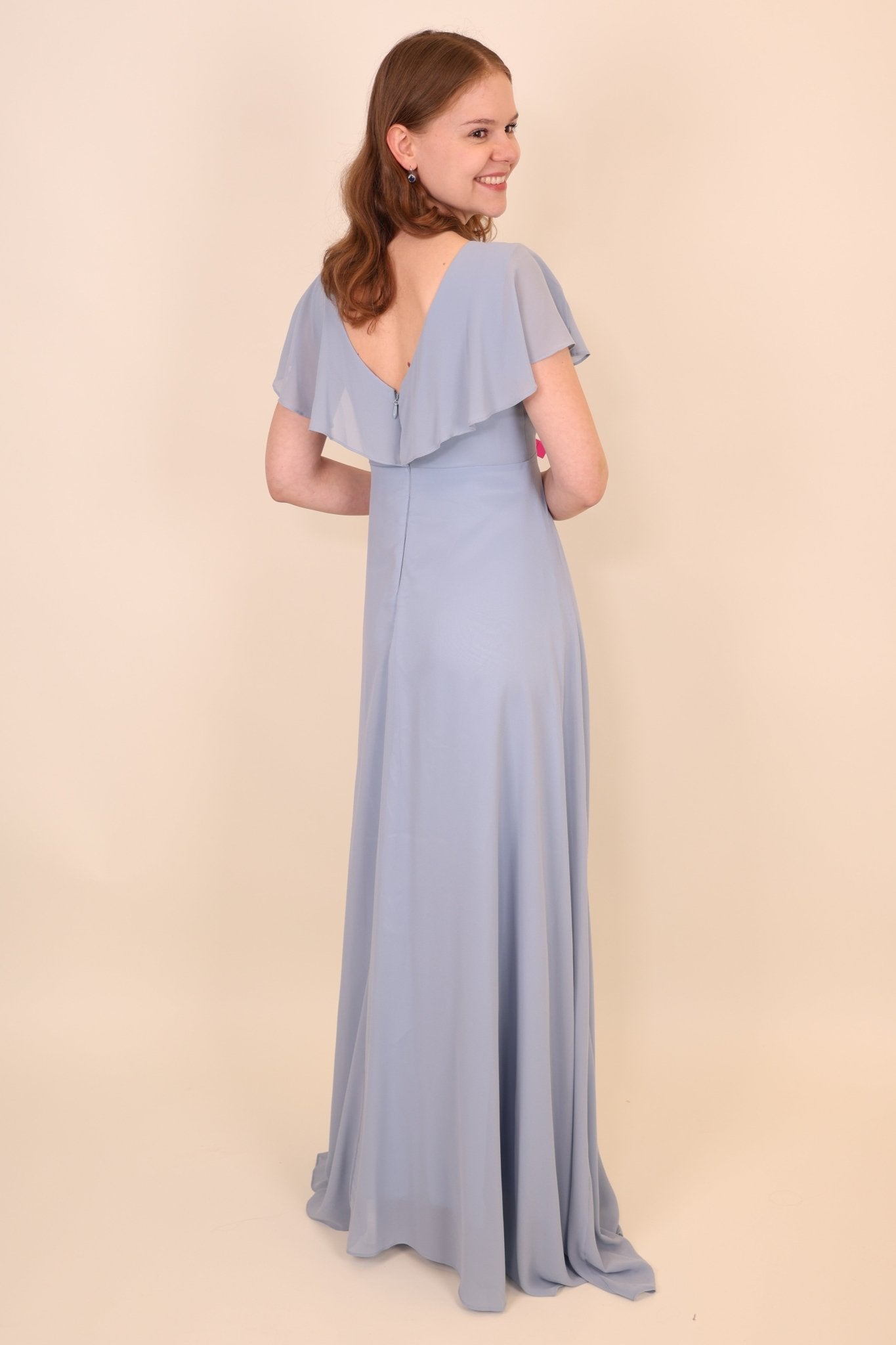Abendkleid Lilia, hellblau - Dein Kleiderladen