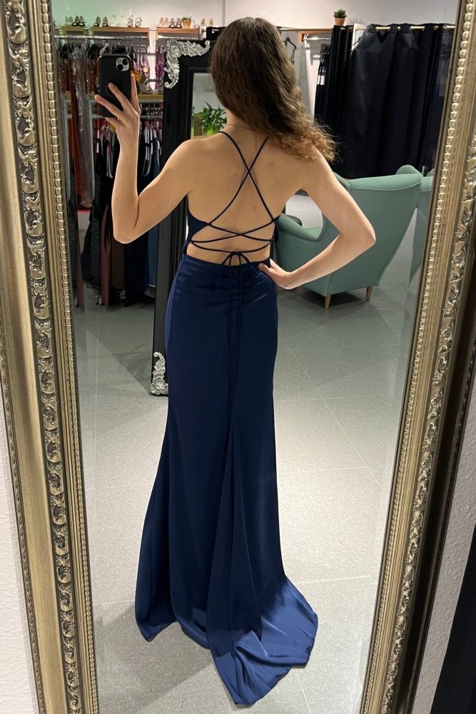 Abendkleid Liv, dunkelblau - Dein Kleiderladen
