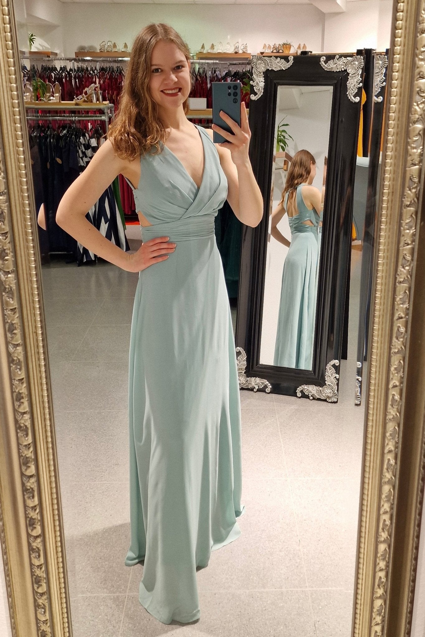 Abendkleid Maja, mint - Dein Kleiderladen