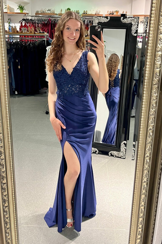 Abendkleid Mariana, dunkelblau - Dein Kleiderladen