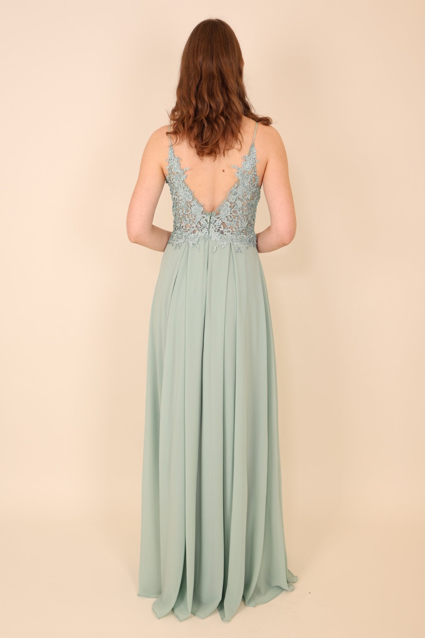 elegantes Abendkleid, mint - Dein Kleiderladen