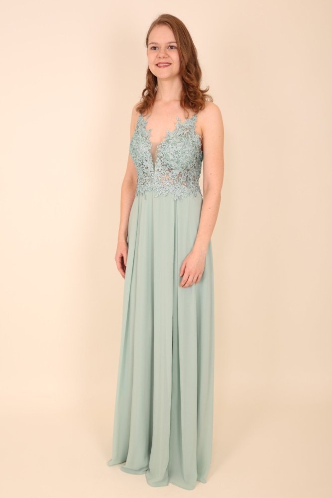 elegantes Ballkleid, mint - Dein Kleiderladen