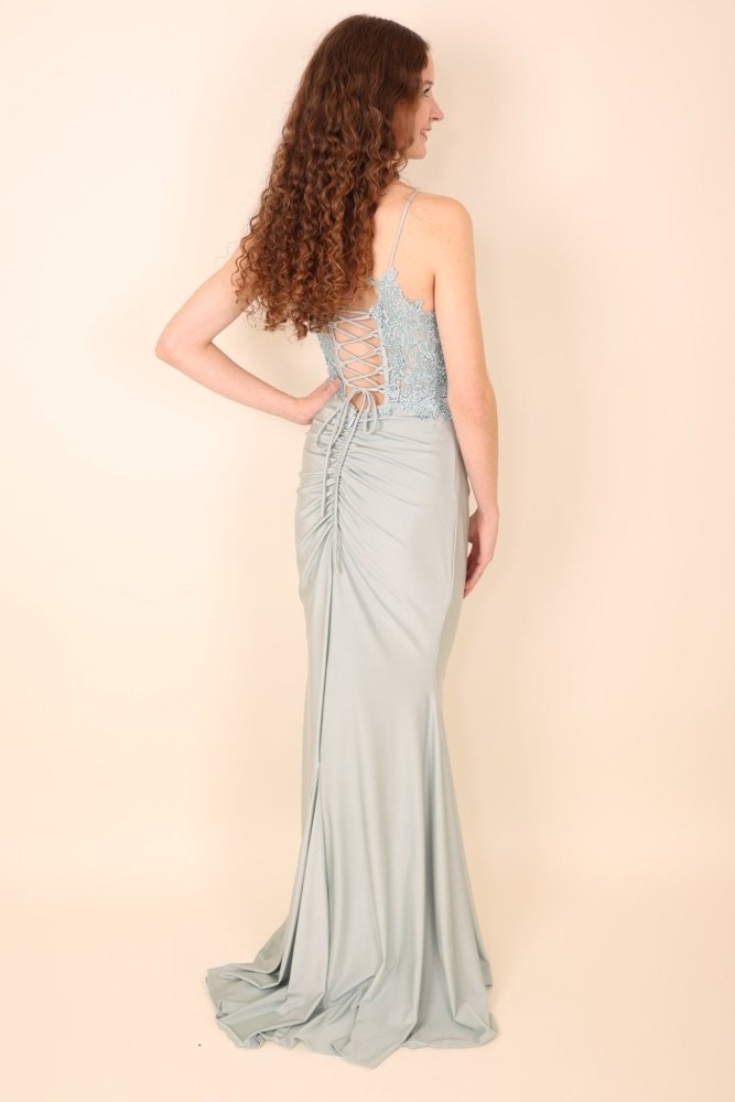 enges Abendkleid, mint - Dein Kleiderladen