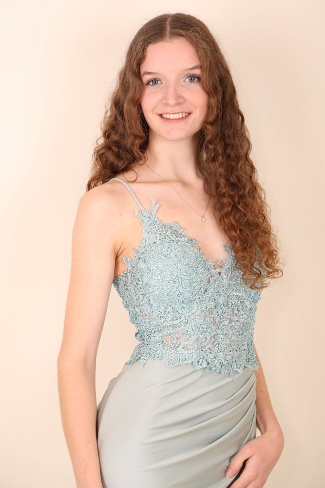 enges Abendkleid, mint - Dein Kleiderladen
