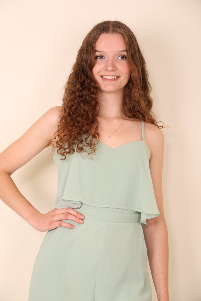 Jumpsuit mit Ärmeln, mint - Dein Kleiderladen