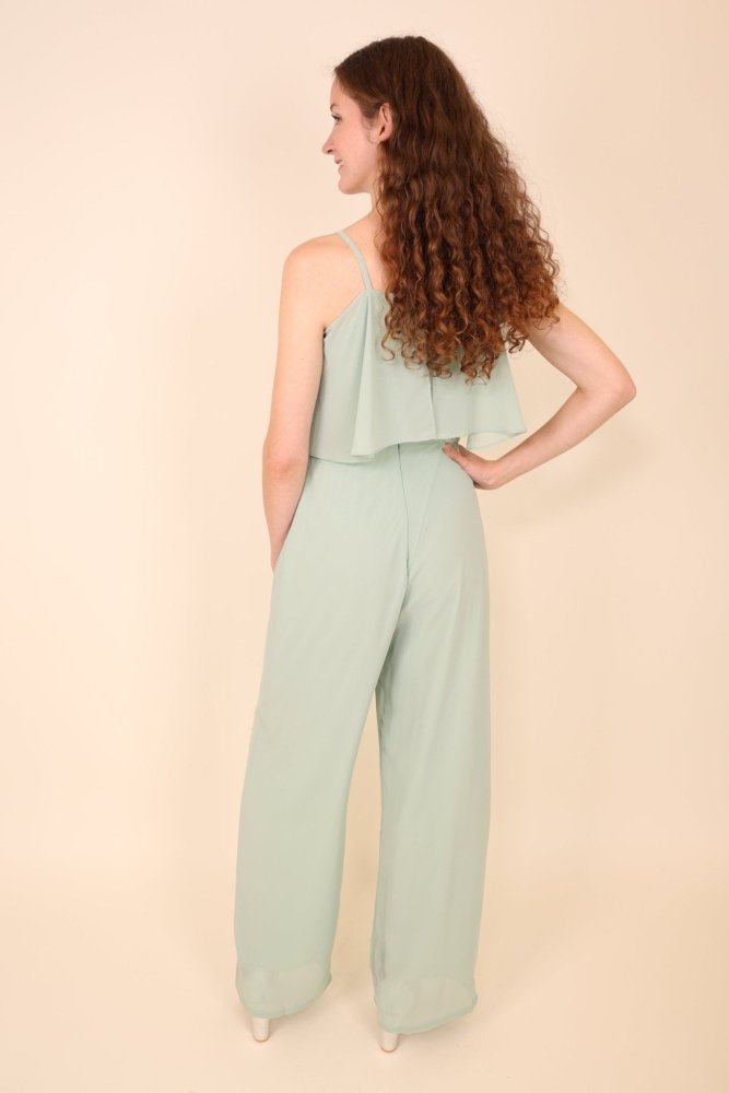Jumpsuit mit Ärmeln, mint - Dein Kleiderladen