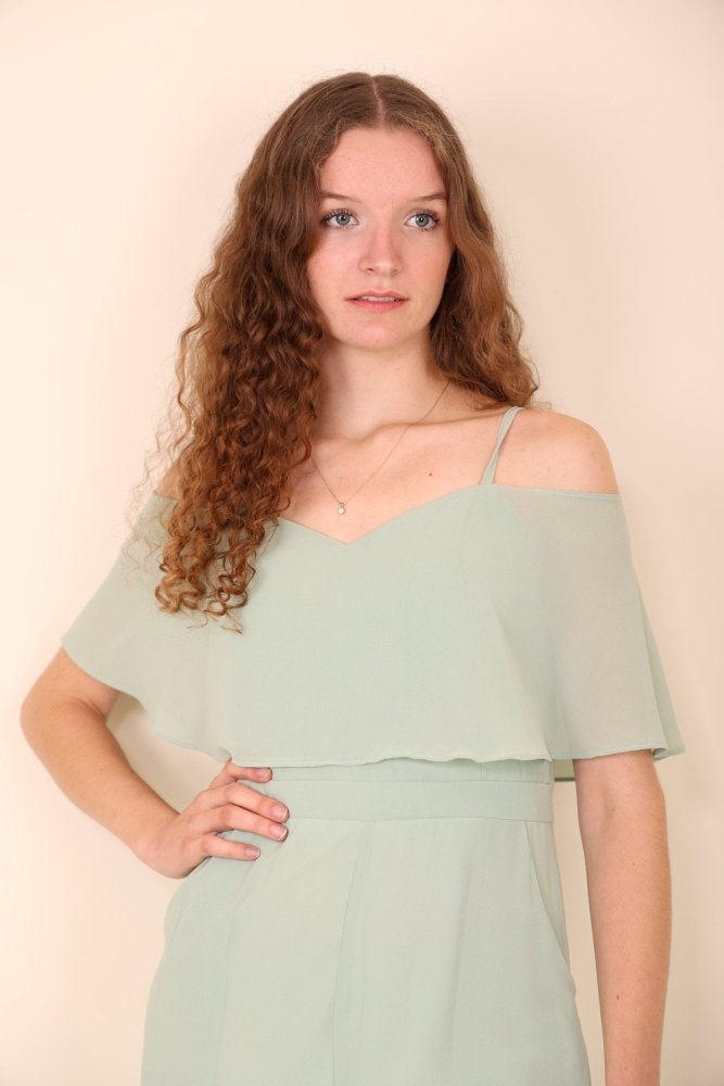 Jumpsuit mit Ärmeln, mint - Dein Kleiderladen
