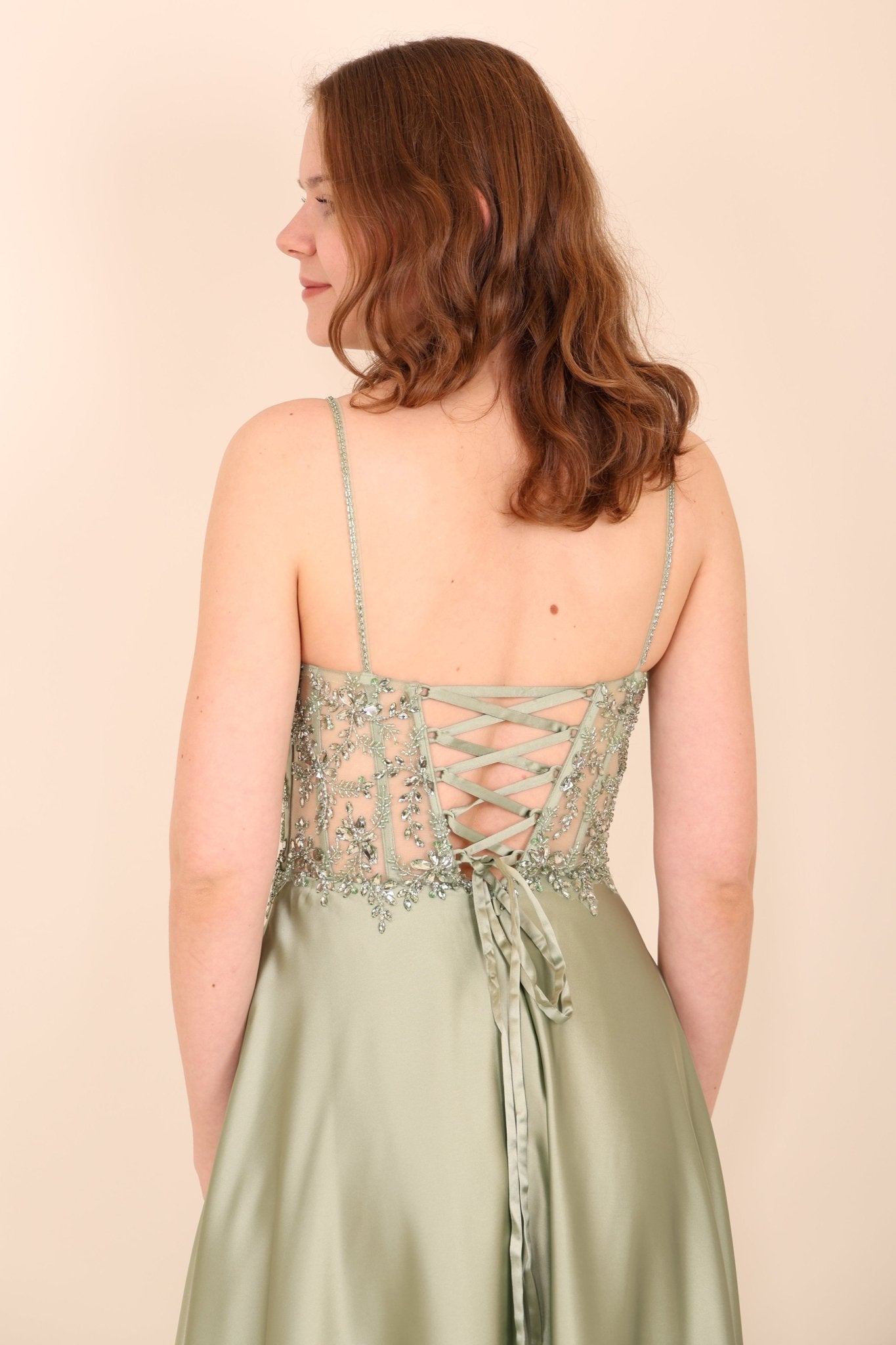 NUR VOR ORT: Abendkleid Claire, mint - Dein Kleiderladen