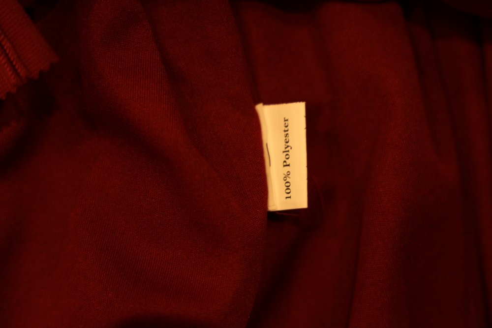 Second Hand Abendkleid mit U - Boot - Rücken - Ausschnitt und Meerjungfrauenrock, rot - Dein Kleiderladen