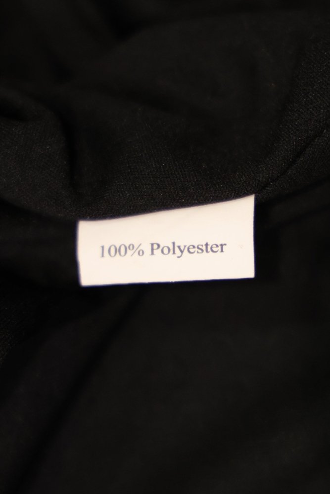 Second Hand kurzes Paillettenkleid mit langen Ärmeln, schwarz - Dein Kleiderladen