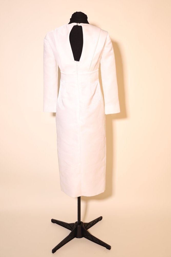Second Hand langärmliges Midi - Brautkleid, ivory - Dein Kleiderladen