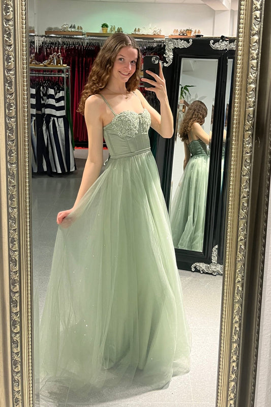 Tüllkleid Victoria, mint - Dein Kleiderladen