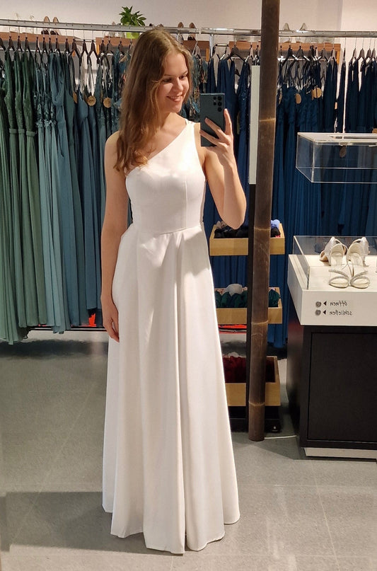 One shoulder Brautkleid - Dein Kleiderladen